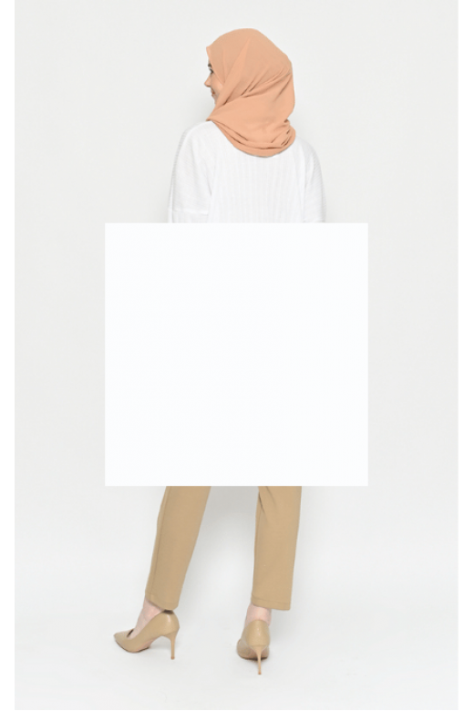 Seva Knit Tunik Broken White